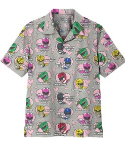 Gearhuman 3D Mighty Morphin Power Rangers Hawaii Shirt
