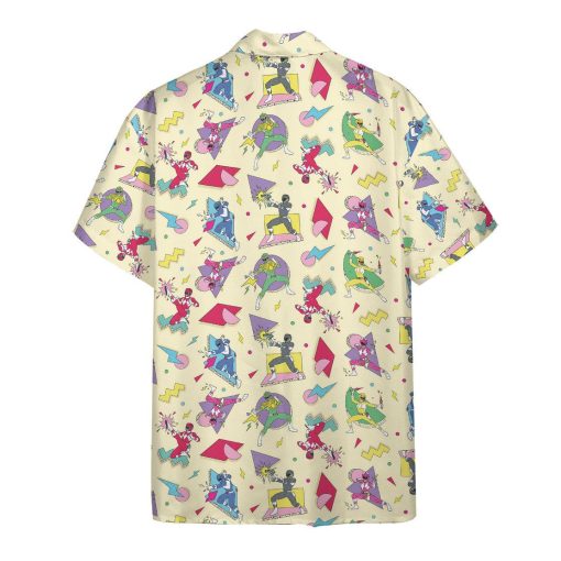 Gearhuman 3D Mighty Morphin Power Rangers Hawaii Shirt - Image 2