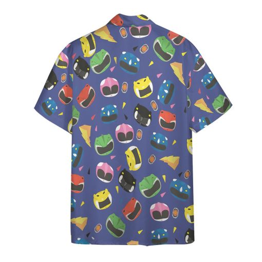 Gearhuman 3D Mighty Morphin Power Rangers Hawaii Shirt - Image 2