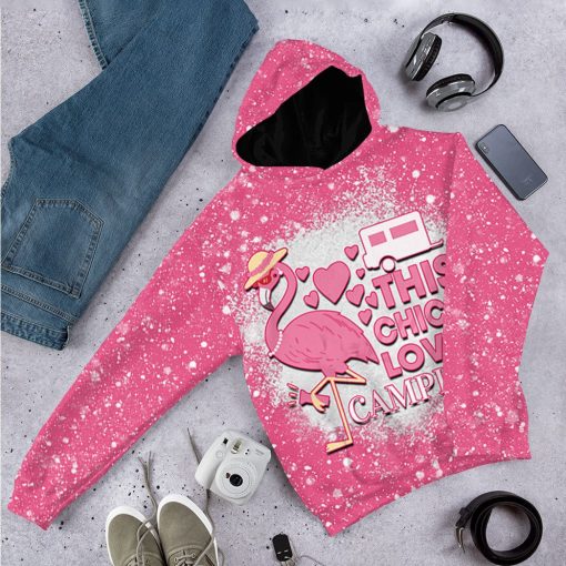 Gearhuman 3D Gearhuman Twinkle Camping Flamingo Tshirt Hoodie Apparel - Image 13