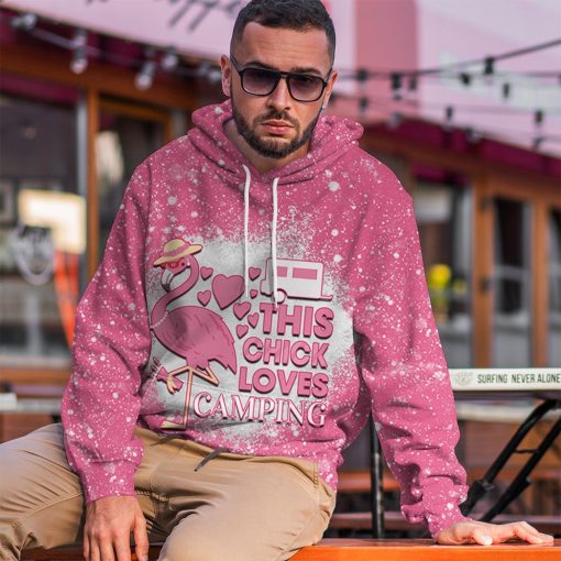 Gearhuman 3D Gearhuman Twinkle Camping Flamingo Tshirt Hoodie Apparel - Image 14