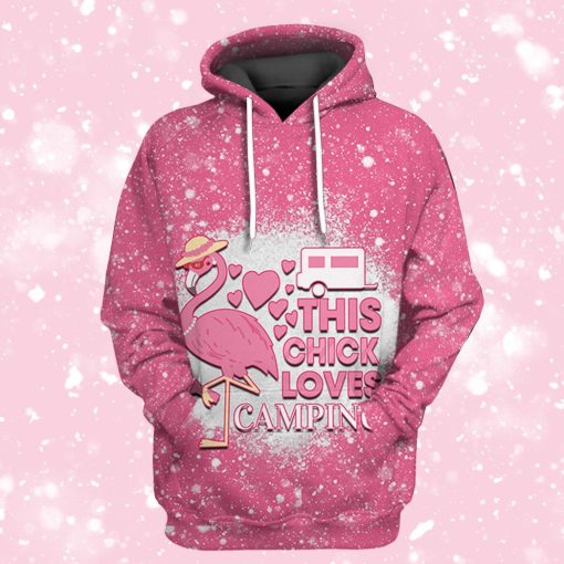 Gearhuman 3D Gearhuman Twinkle Camping Flamingo Tshirt Hoodie Apparel - Image 12