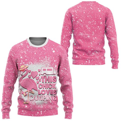 Gearhuman 3D Gearhuman Twinkle Camping Flamingo Tshirt Hoodie Apparel - Image 6