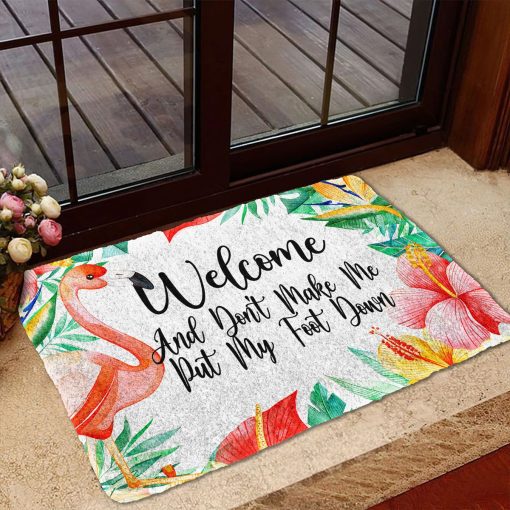 Gearhuman 3D Welcome And Don't Make Me Put My Foot Down Doormat - Image 5