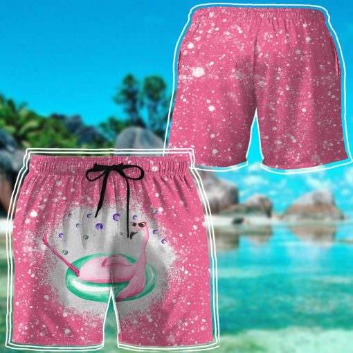 Gearhuman 3D Twinkle Pink Flamingo Hawaii Shirt - Image 12