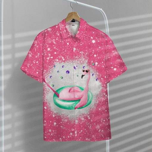 Gearhuman 3D Twinkle Pink Flamingo Hawaii Shirt - Image 11
