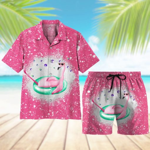 Gearhuman 3D Twinkle Pink Flamingo Hawaii Shirt - Image 9