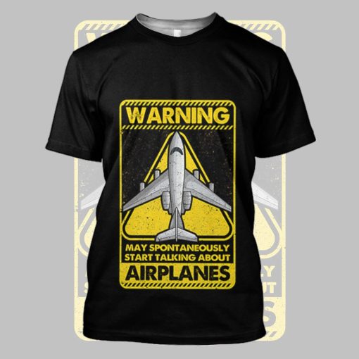 Gearhuman 3D Wanring May Talking About Airplanes Tshirt Hoodie Apparel 11 Gearhuman 3D Wanring May Talking About Airplanes Tshirt Hoodie Apparel - Image 11
