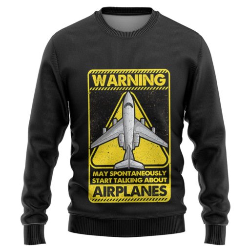 Gearhuman 3D Wanring May Talking About Airplanes Tshirt Hoodie Apparel 2 Gearhuman 3D Wanring May Talking About Airplanes Tshirt Hoodie Apparel - Image 2