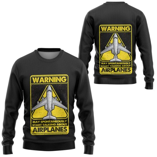 Gearhuman 3D Wanring May Talking About Airplanes Tshirt Hoodie Apparel 6 Gearhuman 3D Wanring May Talking About Airplanes Tshirt Hoodie Apparel - Image 6