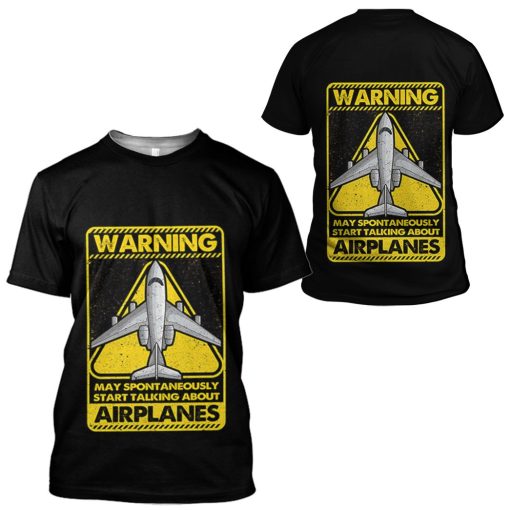 Gearhuman 3D Wanring May Talking About Airplanes Tshirt Hoodie Apparel 7 Gearhuman 3D Wanring May Talking About Airplanes Tshirt Hoodie Apparel - Image 7