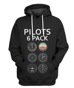 Gearhuman 3D Pilots 6 Packs Tshirt Hoodie Apparel