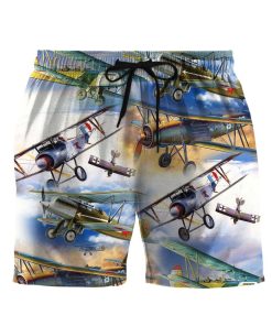 Gearhuman 3D Retro Aircrafts Shorts