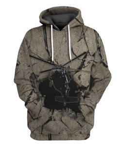 Gearhuman 3D Helicopter Flying Through Tshirt Hoodie Apparel