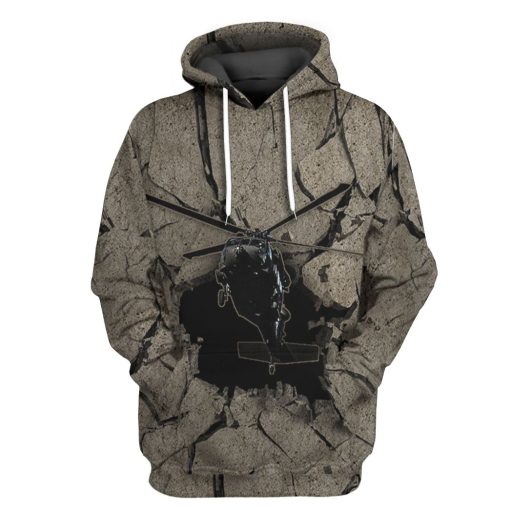 Gearhuman 3D Helicopter Flying Through Tshirt Hoodie Apparel 1 Gearhuman 3D Helicopter Flying Through Tshirt Hoodie Apparel