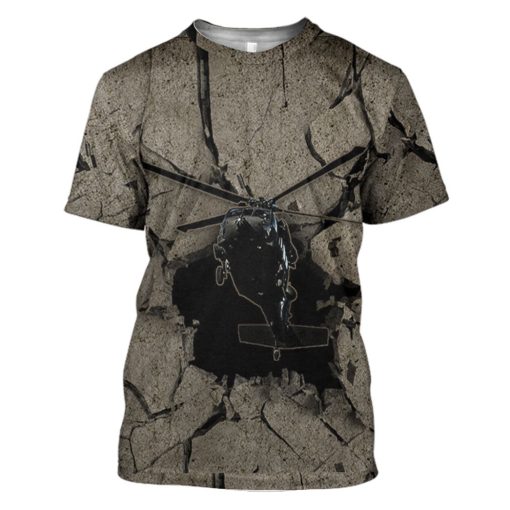 Gearhuman 3D Helicopter Flying Through Tshirt Hoodie Apparel 3 Gearhuman 3D Helicopter Flying Through Tshirt Hoodie Apparel - Image 3