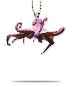 Gearhuman 3D Red Octopus Car Hanging