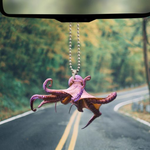 Gearhuman 3D Red Octopus Car Hanging - Image 3