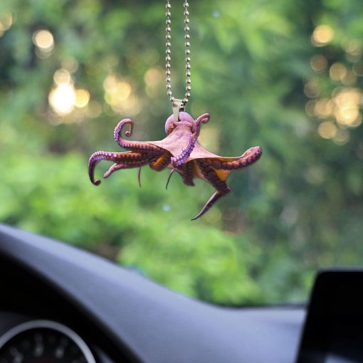 Gearhuman 3D Red Octopus Car Hanging - Image 6