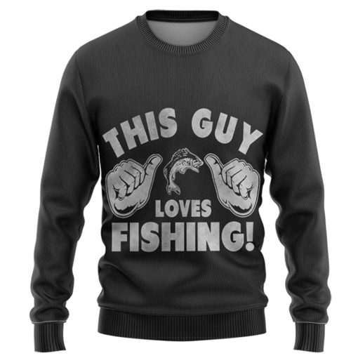 Gearhuman 3D This Guy Love Fishing Tshirt Hoodie Apparel - Image 2
