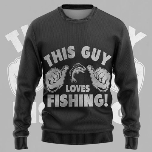 Gearhuman 3D This Guy Love Fishing Tshirt Hoodie Apparel - Image 10
