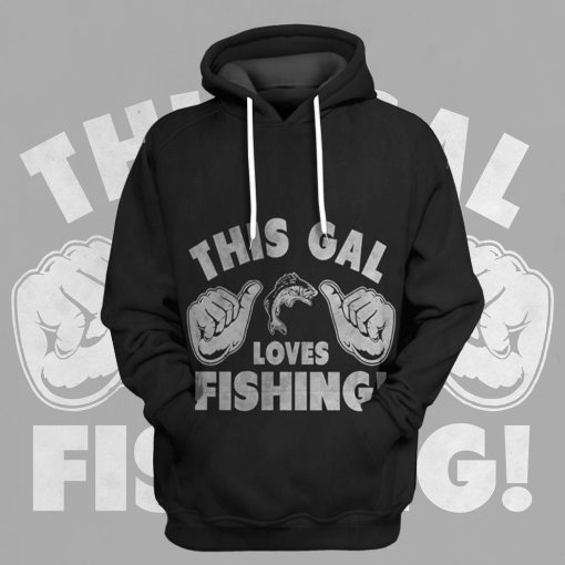 Gearhuman 3D This Gal Loves Fishing Tshirt Hoodie Apparel - Image 9