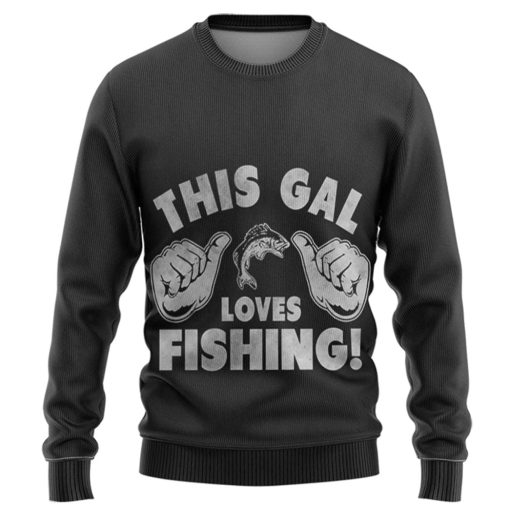 Gearhuman 3D This Gal Loves Fishing Tshirt Hoodie Apparel - Image 2