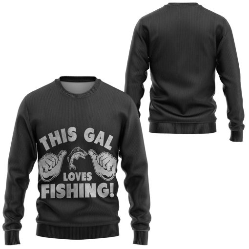 Gearhuman 3D This Gal Loves Fishing Tshirt Hoodie Apparel - Image 6