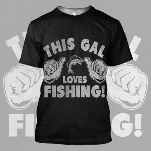 Gearhuman 3D This Gal Loves Fishing Tshirt Hoodie Apparel - Image 11