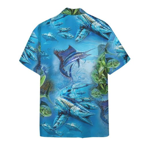 Gearhuman 3D Sea Fishing Hawaii Shirt - Image 3