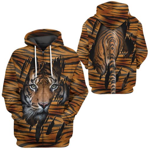 Gearhuman 3D Tiger Tshirt Hoodie Apparel - Image 8