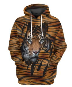 Gearhuman 3D Tiger Tshirt Hoodie Apparel