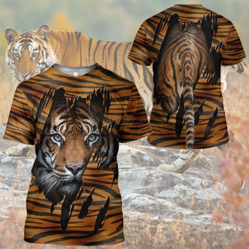 Gearhuman 3D Tiger Tshirt Hoodie Apparel - Image 11