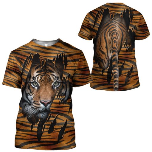 Gearhuman 3D Tiger Tshirt Hoodie Apparel - Image 7