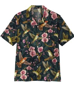 Gearhuman 3D Hummingbirds Hawaii Shirt