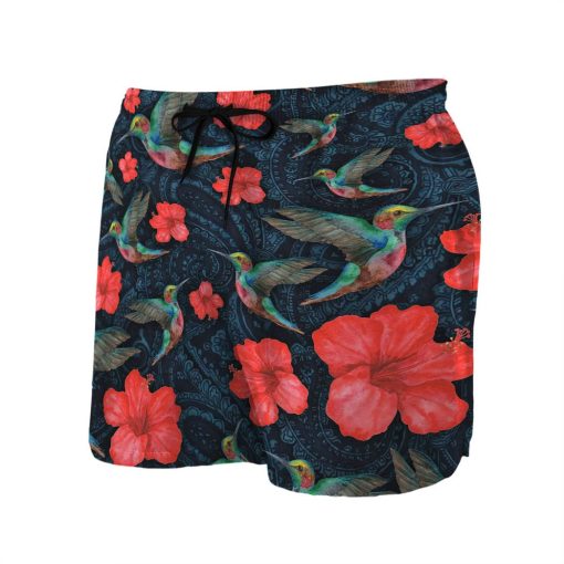 Gearhuman 3D Paisley Humming Bird Shorts