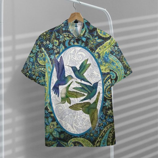 Gearhuman 3D Hummingbird Flying Hawaii Shirt - Image 7