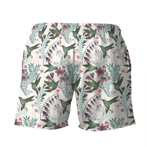 Gearhuman 3D Hummingbird With Columbine Flower Shorts - Image 2