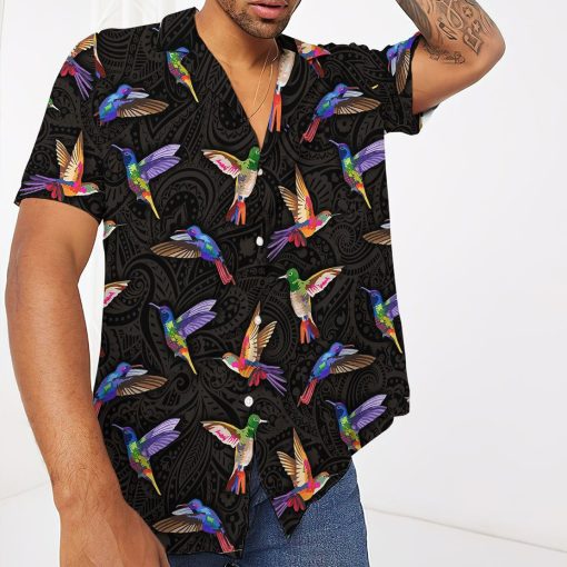 Gearhuman 3D Hummingbirds Hawaii Shirt - Image 3