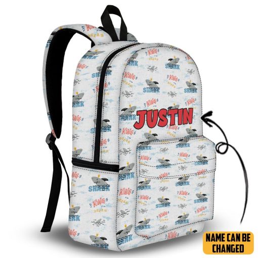 Gearhuman 3D The Descendant Of An Ancient Shark God Custom Name Backpack - Image 2