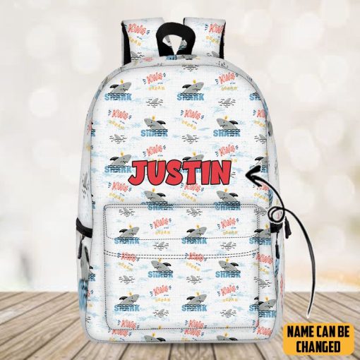 Gearhuman 3D The Descendant Of An Ancient Shark God Custom Name Backpack - Image 4