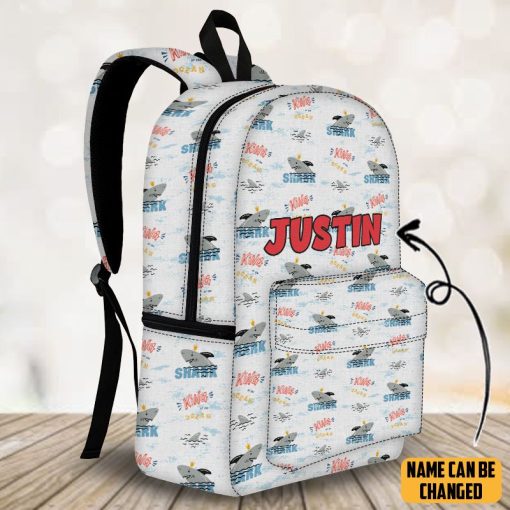 Gearhuman 3D The Descendant Of An Ancient Shark God Custom Name Backpack - Image 5