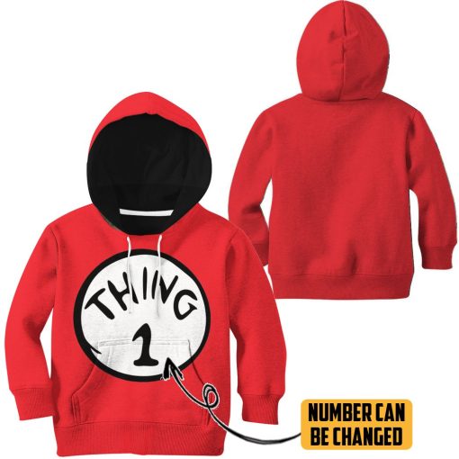 Gearhuman 3D Thing 1 Custom Number Kid Tshirt Hoodie Apparel 5 Gearhuman 3D Thing 1 Custom Number Kid Tshirt Hoodie Apparel - Image 5