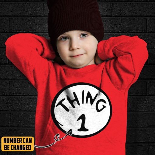 Gearhuman 3D Thing 1 Custom Number Kid Tshirt Hoodie Apparel 10 Gearhuman 3D Thing 1 Custom Number Kid Tshirt Hoodie Apparel - Image 10