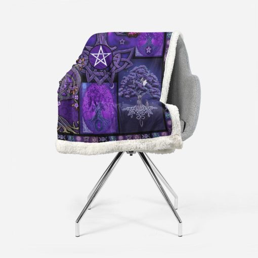 Gearhuman 3D Tree Of Life Wicca Blanket - Image 2