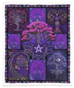Gearhuman 3D Tree Of Life Wicca Blanket