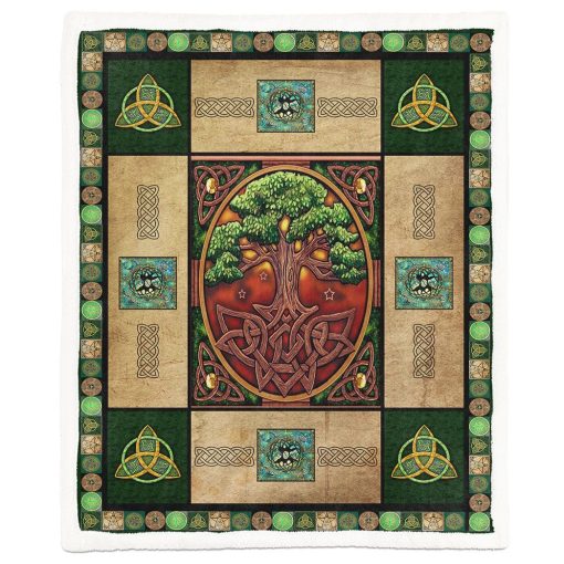 Gearhuman 3D Tree Of Life Wicca Blanket