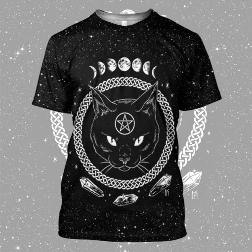 Gearhuman 3D Wicca Black Cat Tshirt Hoodie Apparel 11 Gearhuman 3D Wicca Black Cat Tshirt Hoodie Apparel - Image 11