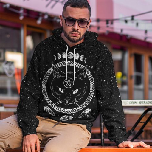 Gearhuman 3D Wicca Black Cat Tshirt Hoodie Apparel 13 Gearhuman 3D Wicca Black Cat Tshirt Hoodie Apparel - Image 13