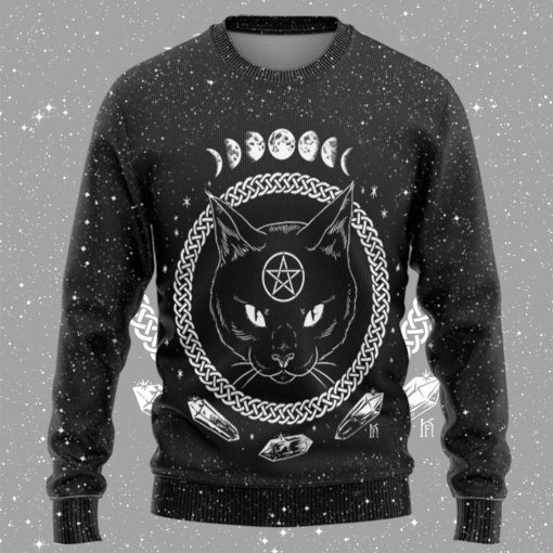 Gearhuman 3D Wicca Black Cat Tshirt Hoodie Apparel 10 Gearhuman 3D Wicca Black Cat Tshirt Hoodie Apparel - Image 10